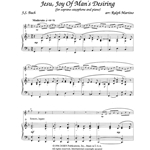 Jesu, Joy of Man’s Desiring - Soprano Saxophone and Piano