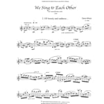 We Sing to Each Other - Alto Saxophone Unaccompanied