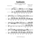 Andante from Sonata in C Major, K. 545 - Sopranino Saxophone and Guitar