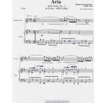 Aria from Suite No.3 in D minor, BWV 1068 - Soprano Saxophone and Piano