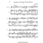 Sonata No. 2 "Fitzwilliam" - Soprano Saxophone and Piano