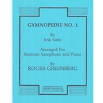 Gymnopedie No. 1 - Baritone (or Alto) Saxophone and Piano