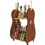 Mobile 18 Multi-Size Ukulele Storage Rack for Classrooms