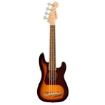 Fender Fullerton Precision Bass Uke, Walnut Fingerboard, Tortoiseshell Pickguard, 3-Color Sunburst