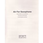 Air for Saxophone - Alto Saxophone and Piano