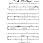 To a Wild Rose - Alto Saxophone and Piano