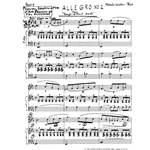 Allegro No. 2 from Songs Without Words - Soprano Sax and Piano