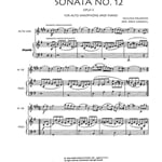 Sonata No. 12 - Alto (or Tenor) Saxophone and Piano