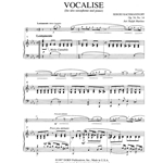 Vocalise - Alto Saxophone and Piano