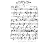 Second Sonata - Alto Sax and Piano