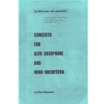 Concerto for Alto Saxophone and Wind Orchestra