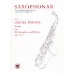 Sonata for Alto Saxophone and Piano Op. 74a