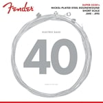 Fender Super 5250 Bass Strings, Short Scale, .040-.095, Nickel-Plated Steel Roundwound