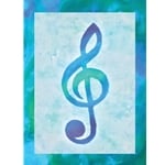 Treble Clef Blank Note Cards