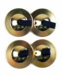 Pro Thick Cast Brass Finger Cymbals 2 Pr (4 total)