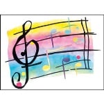Clef Blank Note Cards