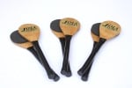 3 Pairs Of Wooden Joia Tube Mallets