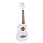 Makala MK-SS/WHT Shark Soprano Ukulele - Great White