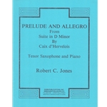 Prelude and Allegro from "Suite in D Minor" - Tenor Sax and Piano