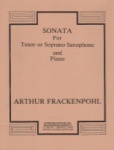 Sonata - Tenor (or Soprano) Sax and Piano