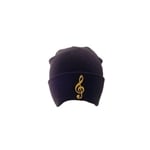 Black G-Clef Winter Hat