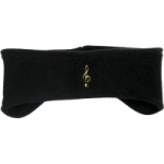 Black Fleece G-Clef Headband