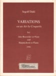 Variations on an Air by Couperin - Flute and Piano