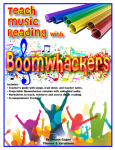 Teach Music Reading with Boomwhackers