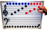EZ Notes Large Magnetic Music Board
