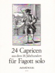 24 Caprices from the 18th Century - Bassoon (or Cello) Unaccompanied