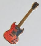 Gibson SG Guitar Pin - Red