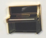 Upright Piano Pin - Black