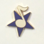 Star with Note Pin - Assorted Colors