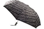Black Sheet Music Travel Umbrella