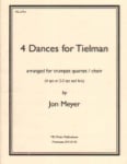 4 Dances for Tielman - Trumpet Quartet