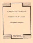 Septieme Solo de Concert, Op. 93 - Saxophone (B-flat or E-flat) and Piano