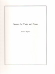 Sonata - Viola and Piano