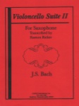 Violoncello Suite No. 2 - Sax Unaccompanied