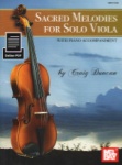 Sacred Melodies for Solo Viola (Book/Online PDF) - Viola and Piano