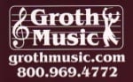 Groth Music Large Sticker