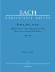 Komm, Jesu, komm: Motet, BWV 229 - Choral Score