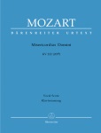 Misericordias Domini, K. 222 (205a) - Vocal Score