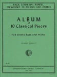 Album of 10 Classical Pieces - String Bass and Piano