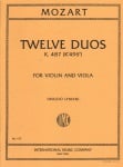 12 Duets, K. 487 - Violin and Viola Duet