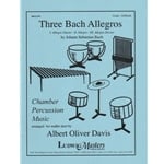 3 Bach Allegros - Mallet Duet