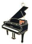 Keychain Piano Black