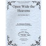 Open Wide the Heavens from Two Motets, Op. 74 - Concert Band