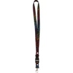 Black with Colored Notes Lanyard