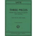 3 Pieces: Choses vues a droite et a gauche (sans lunettes) - Violin and Piano