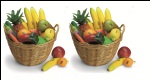 NINO Botany Shaker 36 Piece Assortment (Fruits and Veggies)
